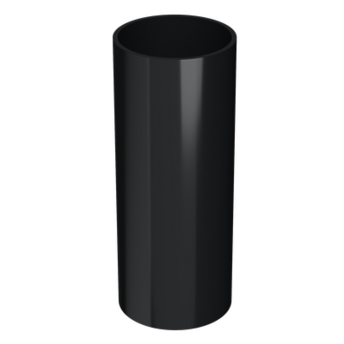 Труба водосточная 1,5 м Люкс (Lux) Карбон, (RR-33)